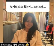 6기 옥순, 파격 보디프로필 찍고 4㎏ 요요 근황 “팅팅 부은 얼굴”