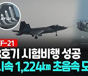 [영상] KF-21 3호기 시험비행 성공…시속 1,224㎞ 도전한다