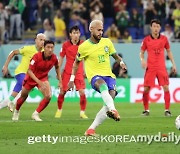 '한국전에서만 3골' 네이마르, 2022년 유럽 5대리그 PK 득점 1위