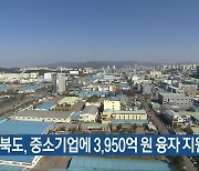 충청북도, 중소기업에 3,950억 원 융자 지원