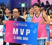 ‘33점·20R’ 골밑 지배한 진안, 올스타전 첫 출전에 MVP 겹경사!