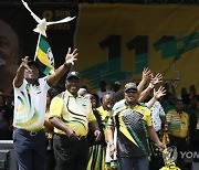 SOUTH AFRICA PARTIES ANC 111TH CELEBRATIONS