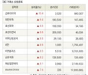 [fnRASSI]장마감, 거래소 상승 종목(금호타이어 10.4% ↑)