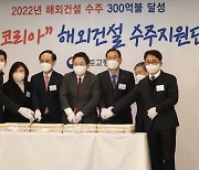 지난해 해외건설 310억 달러 수주···3년 연속 300억 달러 초과