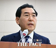 이창양, 재생에너지 목표 축소 우려에 "21.6%도 상당히 도전적인 숫자" [TF사진관]