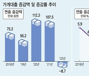 매년 100조씩 뛰던 가계대출...지난해 8.7조 역주행(종합)