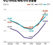 '1·3 대책' 먹히나…서울 아파트값 하락폭 2주 연속 줄었다