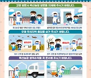 방역당국, 설 연휴 가축전염병 방역대책 추진