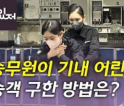 [뉴있저] 승무원이 '하임리히법'으로 어린이 승객 구해