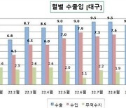 지난해 수출…대구 106억 달러·경북 469억 달러