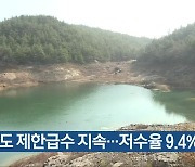 완도 제한급수 지속…저수율 9.4%