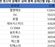 코스닥 기관 순매수 1위 '엘앤에프'