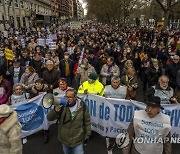 Spain Health Workers Protest