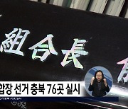 3회 전국동시조합장 선거 충북 76곳 실시