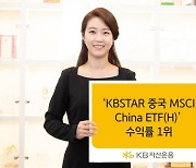 KB자산운용, ‘중국MSCIChina ETF’ 3개월 수익률 28.6%…국내 1위