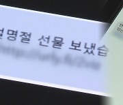 "설 선물 택배 찾아가세요"?…문자 사기 주의보