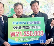 충북 청주 오창농협, 행정복지센터에 농산물상품권 기탁