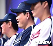 미소짓는 국가대표 양의지, '2023 WBC 기대하세요' [사진]