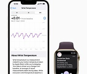 애플워치 ‘배란일 예측’ 기능 사용 가시화? ···애플, 당국에 심사 문의