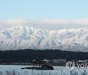 폭설이 선물한 백두대간 '설경'