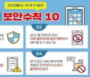 설 명절 택배·교통 과태료 사칭한 피싱 문자 주의보