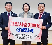 청양군의회 고향사랑기부제 활성화 지원