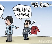 [데일리안 시사만평] 김성태 "이재명 전혀 모른다"고 쉴드…조폭 의리인가?