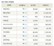 [fnRASSI]장마감, 거래소 하락 종목(해성디에스 -8.1% ↓)