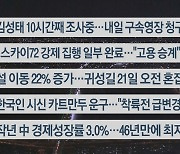 [이시각헤드라인] 1월 17일 뉴스투나잇1부