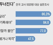 교사 86% “수업방해 학생, 즉각 막을 수 있게 해달라”