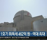 신한울 1호기 취득세 462억 원…역대 최대