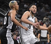 Nets Spurs Basketball