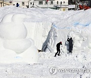 겨울 도시 대관령…축제 준비로 분주