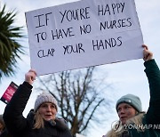 BRITAIN NHS NURSES STRIKE