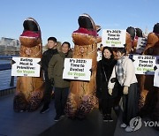 Britain Vegan Protest