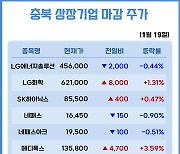 [충북기업 마감주가] 2차 전지주 약세...LG엔솔 0.44%↓, 에코프로비엠 1.42%↓