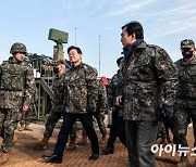 [포토]방공부대 방문한 이재명 민주당 대표