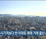 지난해 공시가격보다 싼 아파트 매매 거래 울산 4건