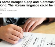 CNN "세계인들 중국어보다 한국어 더 배운다…7번째 언어"