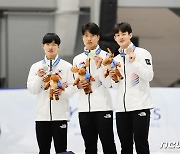 김태성·이정민·장성우, 동계U대회 1500m 메달 싹쓸이