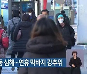 부산 설 연휴 날씨 변동 심해…연휴 막바지 강추위