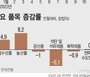 [그래픽] 12월 생산자물가 전월 比 0.3%↓…두 달 연속 하락