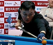 '해설 겸 선수' 김현석, PBA 투어 데뷔전서 '최강' 쿠드롱 격파