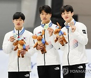 한국 쇼트트랙 남녀 1,500ｍ 금·은·동 싹쓸이