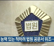 변제 능력 있는 척하려 법원 공문서 위조…징역형