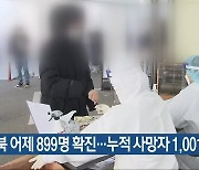 충북 어제 899명 확진…누적 사망자 1,001명