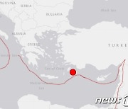 그리스-튀르키예 지중해 해역서 규모 5.9 지진
