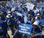 SOUTH AFRICA POWER OUTAGE PROTEST