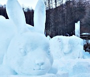 태백산 눈축제 내일(27일) 개막…40m 초대형 토끼 ‘눈길’