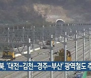 경북, ‘대전-김천-경주-부산’ 광역철도 추진